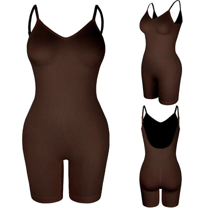 Body Gainant Dos nue pour femmes maille bout à bout lisse |Sensation Nude, minceur gaine ventre plat