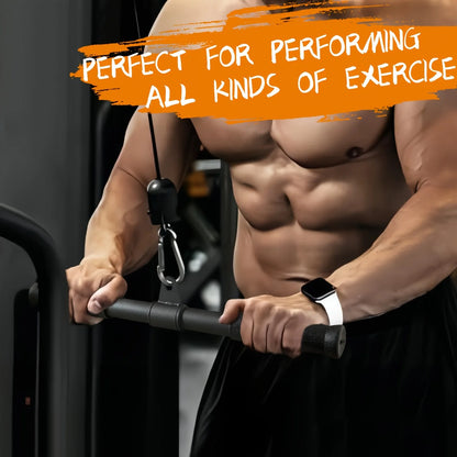 Barre droite rotative LAT pour la salle de sport, barre de traction vers le bas, ULpour biceps et triceps, machine à câble, accessoire de rêves pour la maison, rames d'entraînement, équipement de fitness