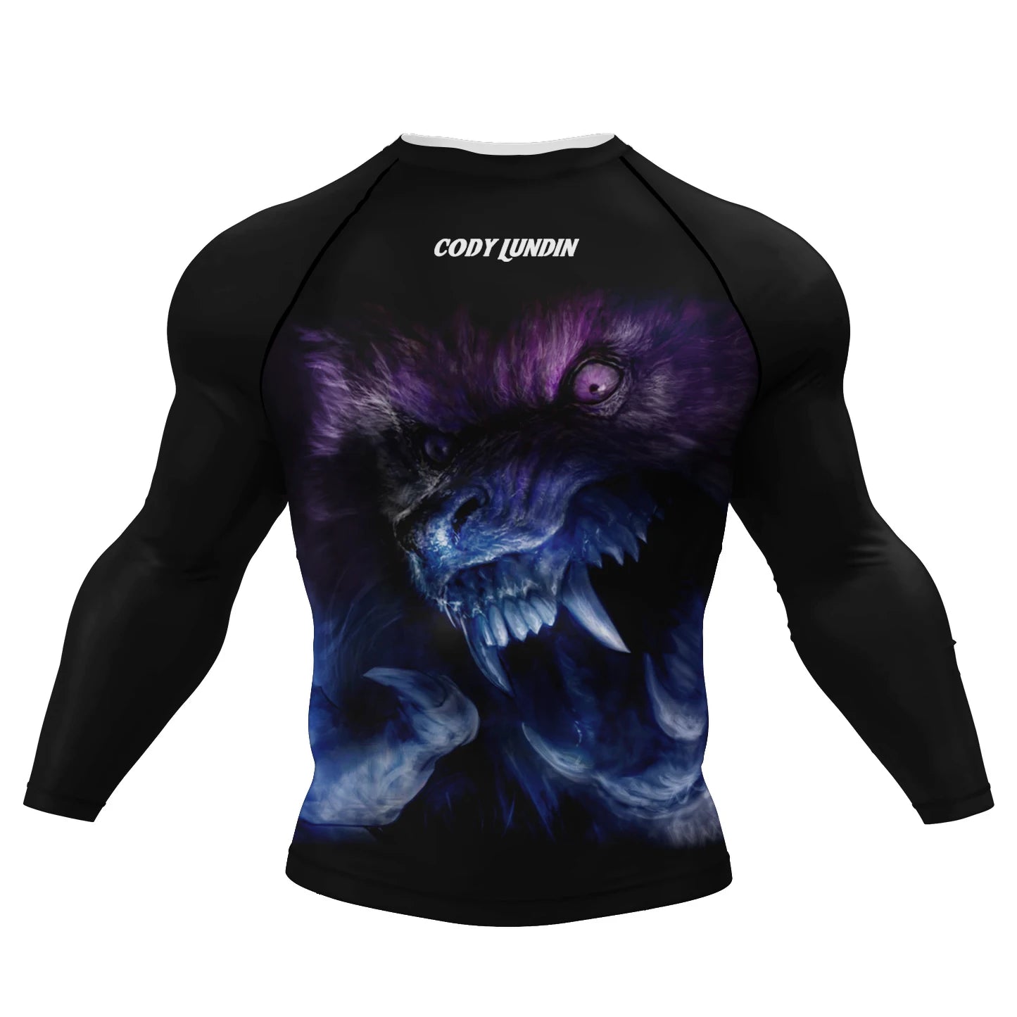T-shirt de Compression |Manche longue pour Entraînement de combat | Grappling Sportwear mma bjj Combat Rash Guard |Vetement C