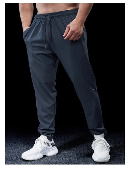 Pantalon de course pour hommes, élastique, ample, à séchage rapide, pour entraînement, Jogging, exercice, Slim, automne et hiver