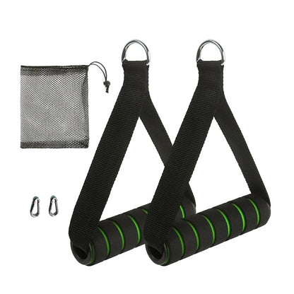 Poignée en métal D-Ring avec crochet pour machine à câble, accessoires de fitness, gym, Foy Grip, entraînement à la maison, 2 bandes