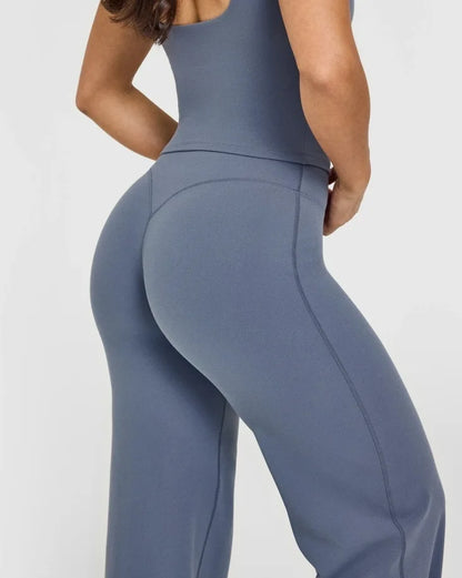 Pantalon de Fitness taille moyenne pour femme | Nude Sensation, Yoga Pilates