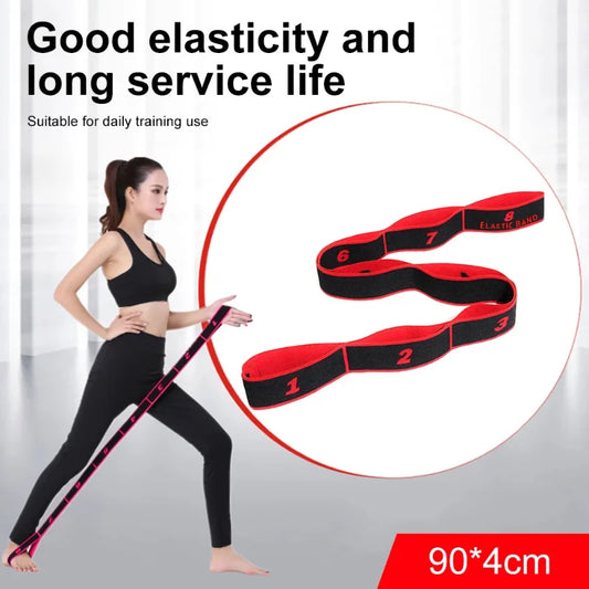 Bande De Résistance | Yoga Étirement Pilates Fitness | 8 Section | Accessoires
