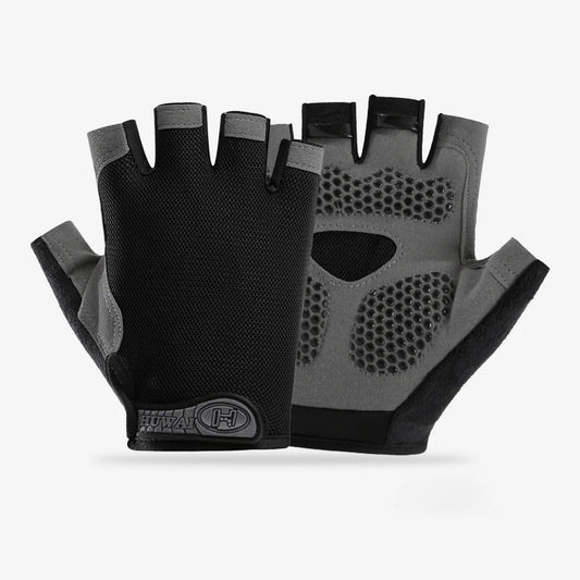 Gants de sport respirants UNISEXE, accessoire d'entraînement sans doigts