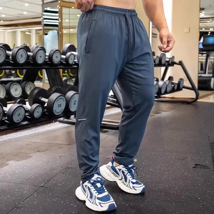 Pantalon de course pour hommes, élastique, ample, à séchage rapide, pour entraînement, Jogging, exercice, Slim, automne et hiver