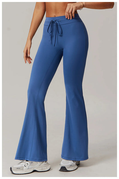 Leggings évasés de Yoga pour femmes, pantalons de Yoga taille haute, pour gymnastique, Fitness, course à pied, cyclisme, sport, pantalon évasé, danse latine