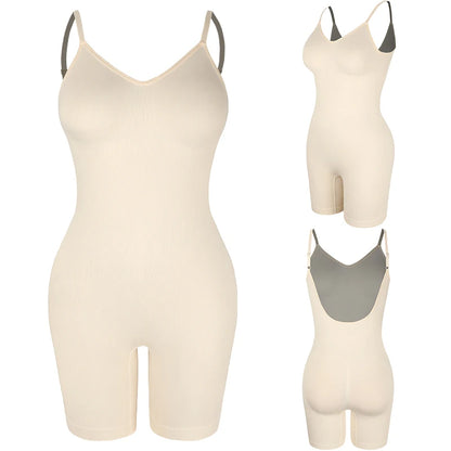 Body Gainant Dos nue pour femmes maille bout à bout lisse |Sensation Nude, minceur gaine ventre plat