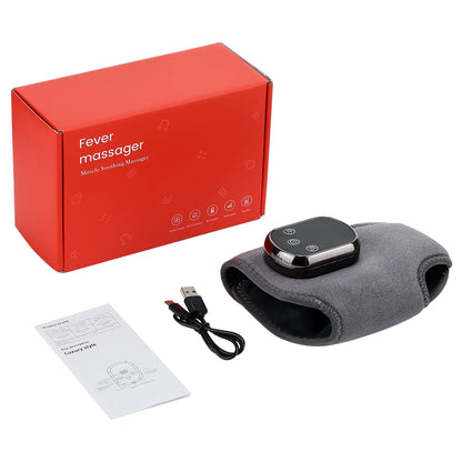 Coussin chauffant sans fil pour cheville, Massage par Vibration électrique, enveloppe chauffante pour les mains, pour poignet et cheville, attelle chauffante Rechargeable