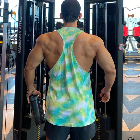 T-Shirt Débardeur Hommes Séchage rapide style Gym Camo | Vêtements Musculation Sans Manches Fitness Entraînement Tank  | Homme Fitness