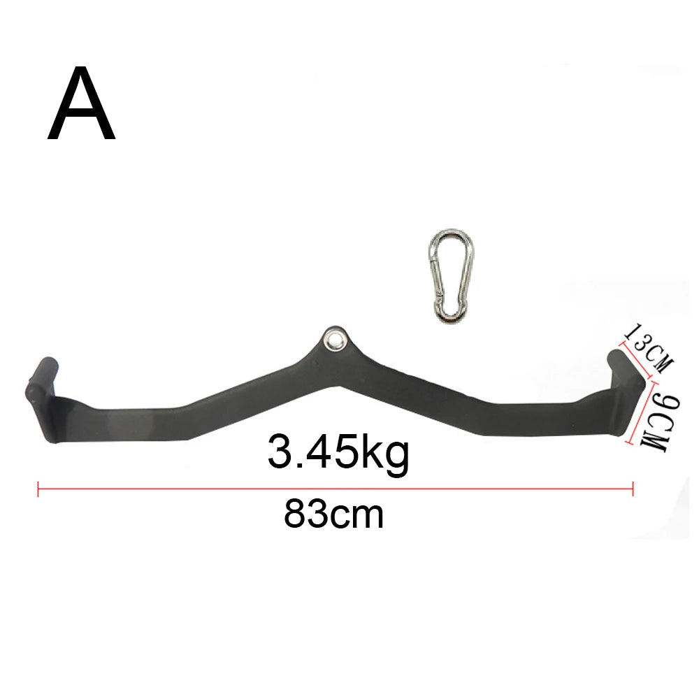 Accueil Gym Fitness aviron barre en V poulie câble Machine accessoires Biceps Triceps dos Blaster poignée tirer vers le bas poignées
