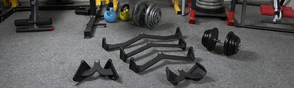 Accueil Gym Fitness aviron barre en V poulie câble Machine accessoires Biceps Triceps dos Blaster poignée tirer vers le bas poignées