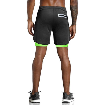 Short de Sport 2 en 1 pour hommes.