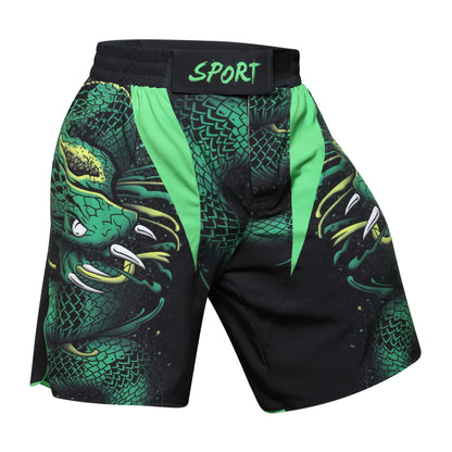Short Entraînement Boxe | Sublimation imprimée Homme MMA Combat BJJ Grappling Muay Thai Kickboxing | Accessoires C
