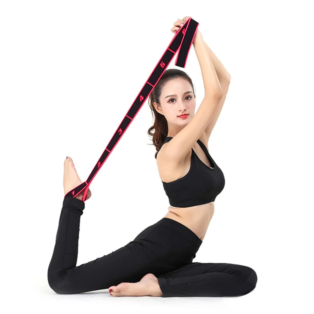 Bande De Résistance | Yoga Étirement Pilates Fitness | 8 Section | Accessoires