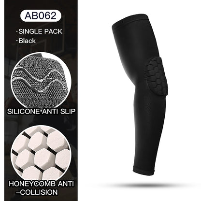 Protection du coude de sport en nid d'abeille, 2 pièces, Anti-collision, Protection de la pression, manchon du bras, basket-ball, cyclisme, équipement de Protection pour le Fitness