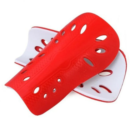 Paire de protège-tibias football en plastique respirant | 5 couleur | Accessoires SE