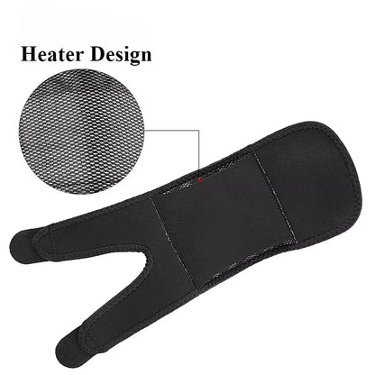 Genouillère chauffante électrique, attelle de massage réglable, 3 vitesses de température, protection du coude, compresse chaude, ceinture de protection des épaules