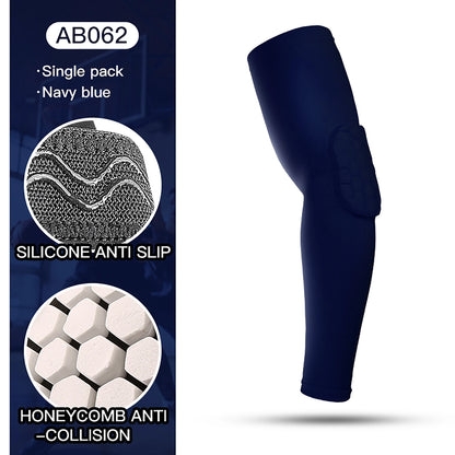 Protection du coude de sport en nid d'abeille, 2 pièces, Anti-collision, Protection de la pression, manchon du bras, basket-ball, cyclisme, équipement de Protection pour le Fitness