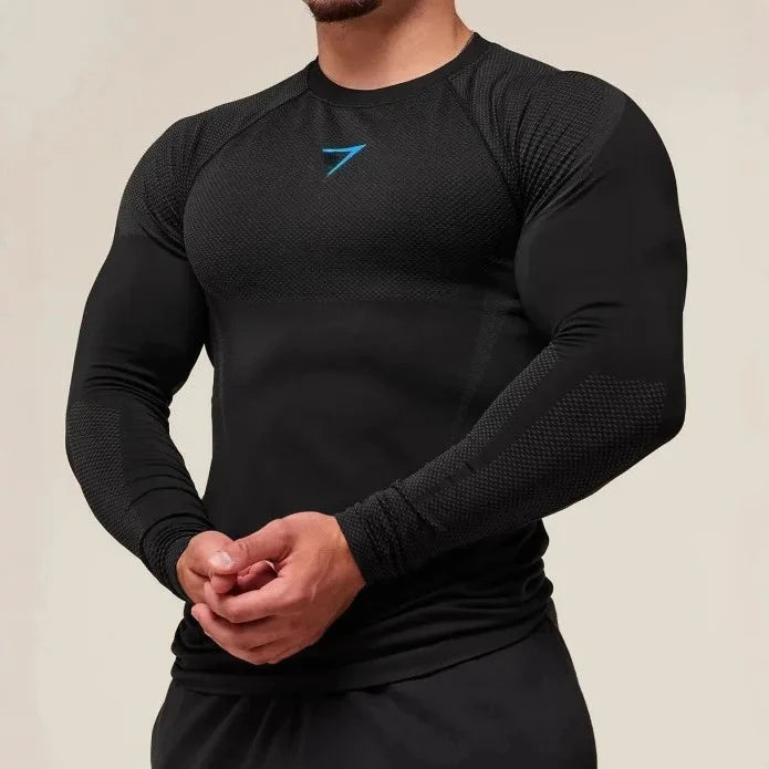 T-shirt d'entrainement Élastique for Gym Running Sportswear Slim Fit  Casual T-shirt | Homme Fitness