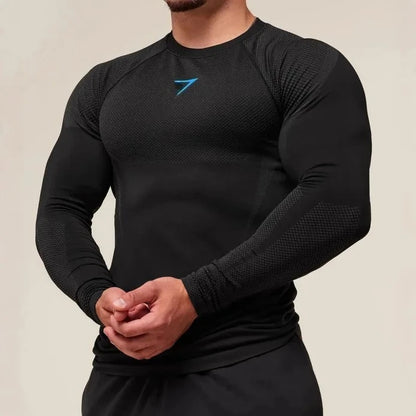 T-shirt d'entrainement Élastique for Gym Running Sportswear Slim Fit  Casual T-shirt | Homme Fitness