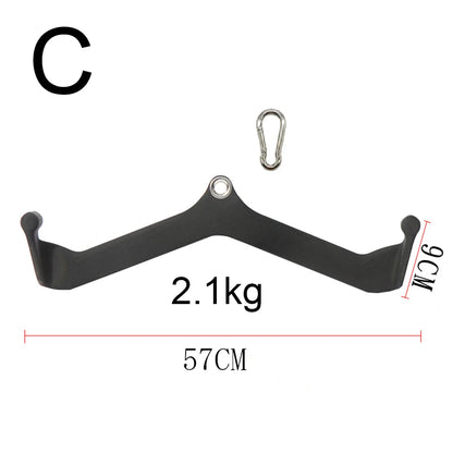 Accueil Gym Fitness aviron barre en V poulie câble Machine accessoires Biceps Triceps dos Blaster poignée tirer vers le bas poignées
