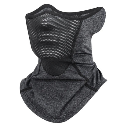 Offre spéciale UPF 50 + soie glacée Sports de plein air cache-cou crème solaire moto cyclisme demi-masque