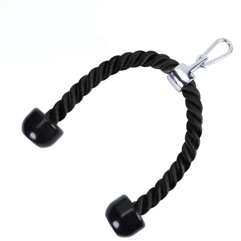 Triceps abaissement corde visage tirer poignées pousser tirer vers le bas cordon pour Biceps dos épaule Triceps Fitness Tension corde accessoire de gymnastique