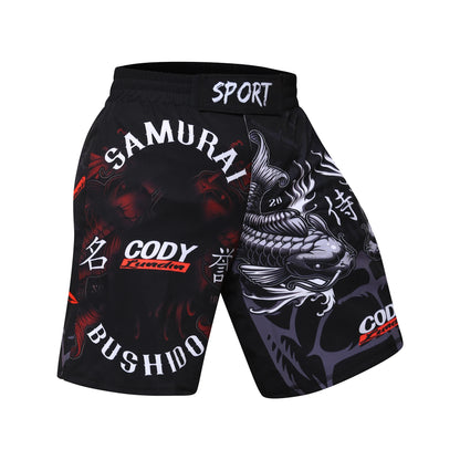 Short Entraînement Boxe | Sublimation imprimée Homme MMA Combat BJJ Grappling Muay Thai Kickboxing | Accessoires C