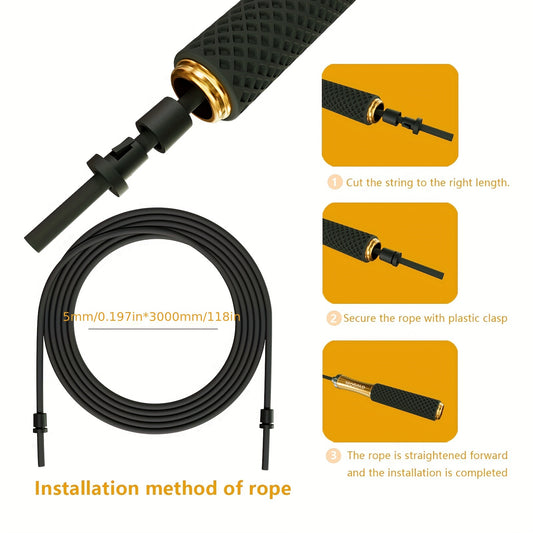 Corde à sauter lestée réglable pour fitness | Accessoires | Accessoires C