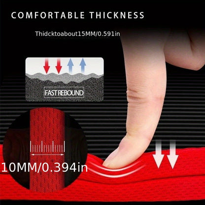 Tapis d'exercice confortable antidérapant, imperméable et résistant à la transpiration,